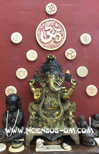 Ganesh bronce altar
